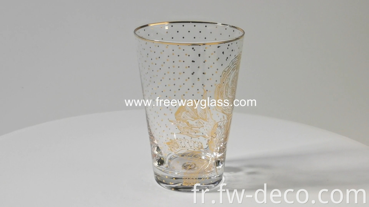 clear drinking glass 